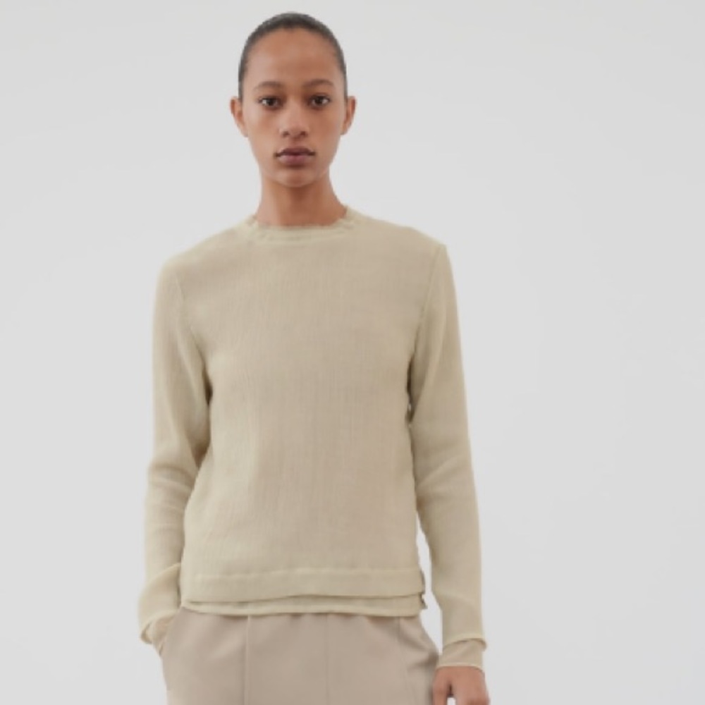 Zara double layer tulle top